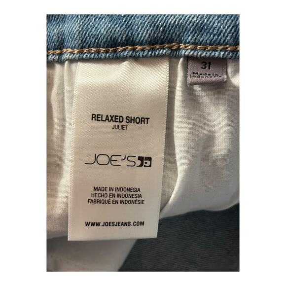 Joe's Jeans shorts Juliet relaxed denim blue size 31 - Picture 4 of 5